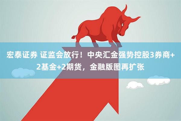宏泰证券 证监会放行！中央汇金强势控股3券商+2基金+2期货，金融版图再扩张