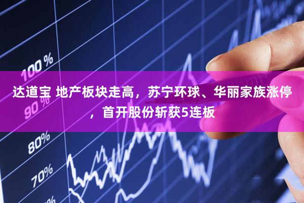 达道宝 地产板块走高，苏宁环球、华丽家族涨停，首开股份斩获5连板